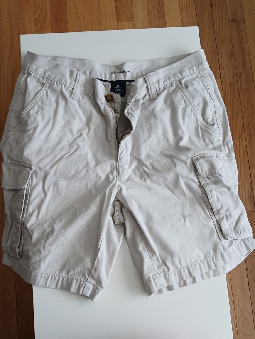 croft & barrow Men's Cargo Shorts - Light Khaki